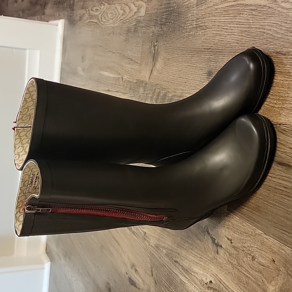 Chooka Black Tall Rain Boots